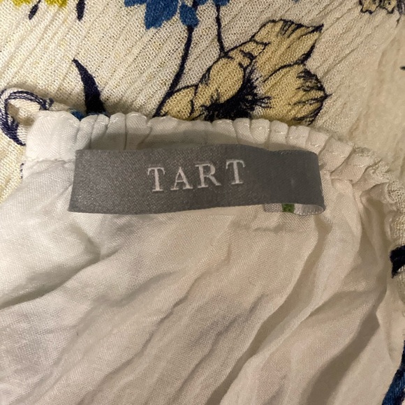 NWOT Tart Floral Ruffle Dress ~ Size Small ~ Cream - Picture 10 of 10